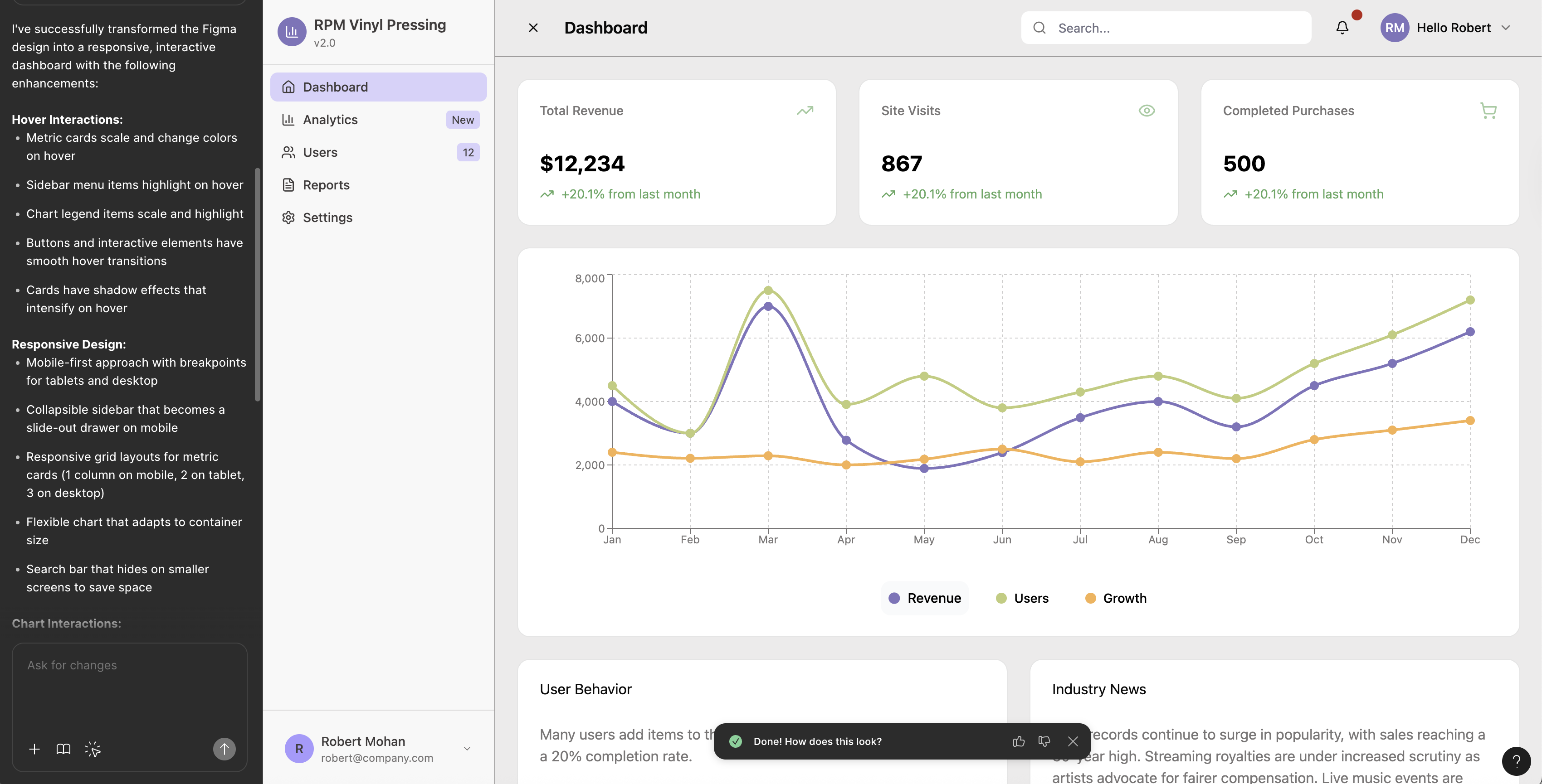 From Tokens to Interactions with Figma Make